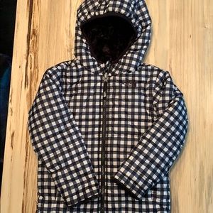 5T The North Face REVERSIBLE MOSSBUD SWIRL JACKET